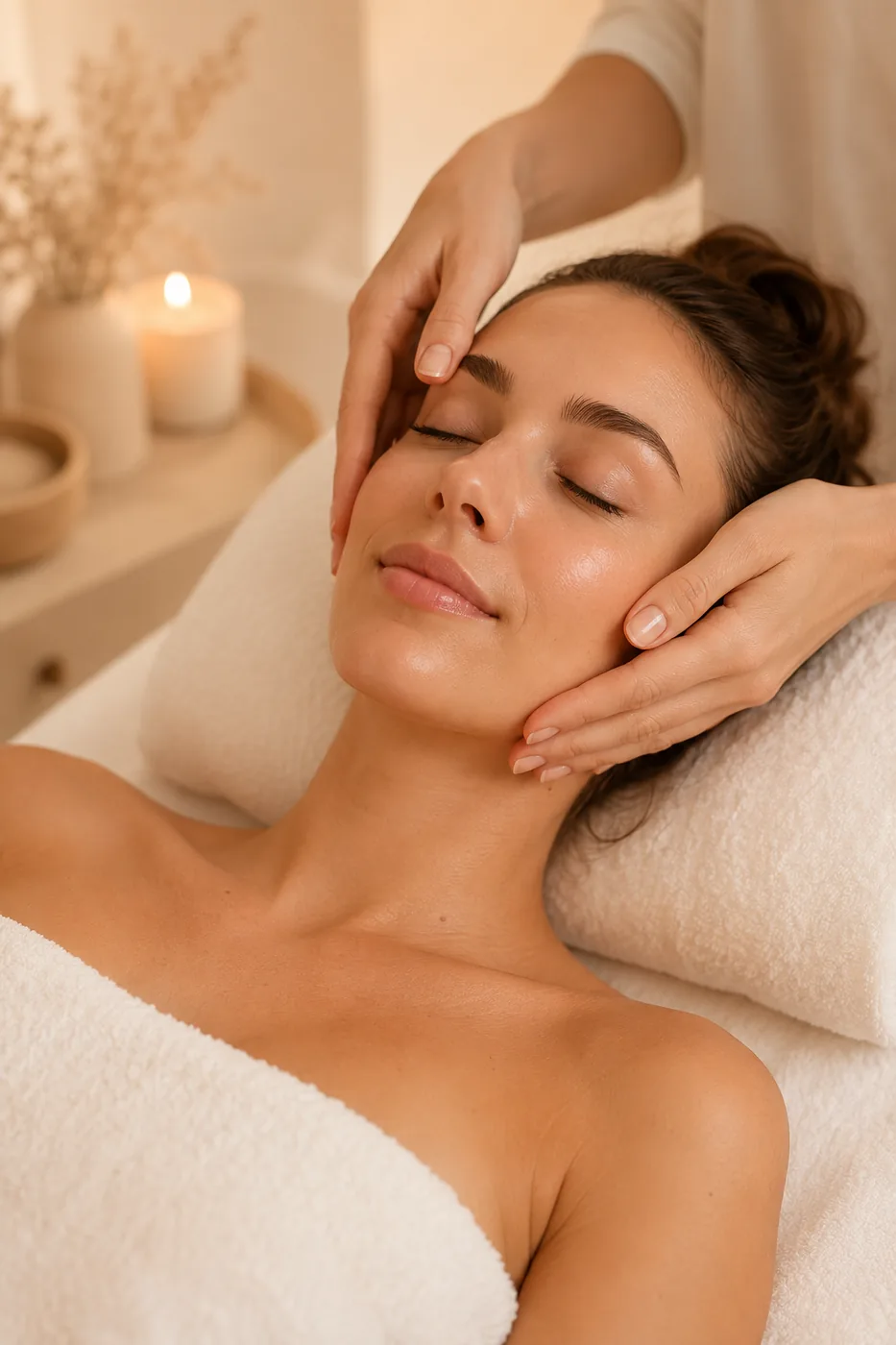 Modelage visage relaxant chez Maison Lumaci à Toulon